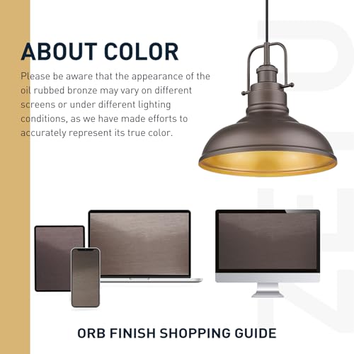 2 Pack Farmhouse Pendant Light Fixtures (2 Count)