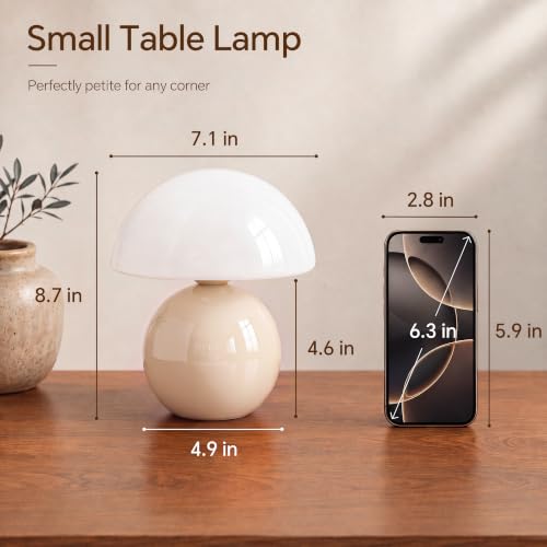 Mushroom Lamp Table Lamps Set of 2 for Bedroom Living Room (2 Count)