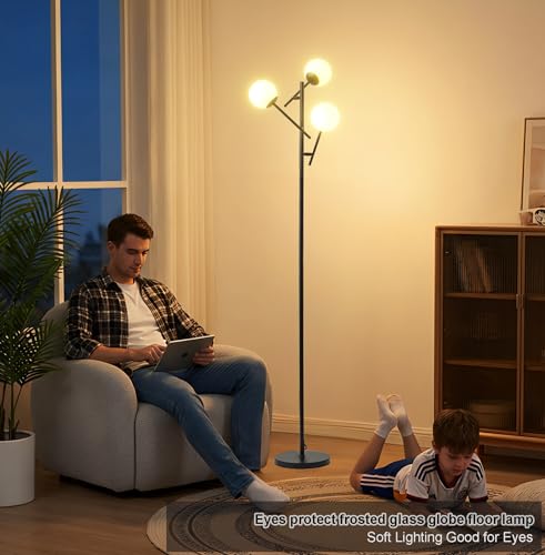 3 Globe Floor Lamp for Living Room