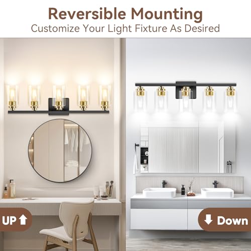 5 Light Bathroom Light Fixtures