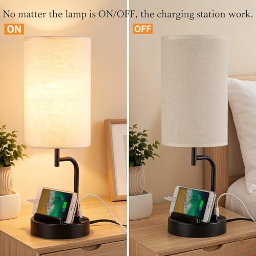 Touch Control USB Table Lamp with USB C