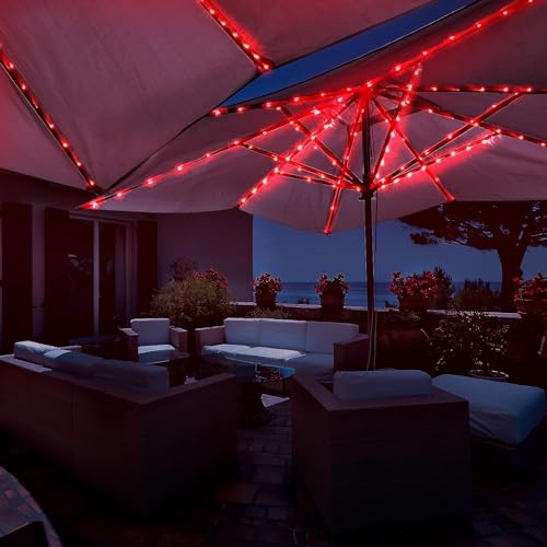 Patio Umbrella String Lights