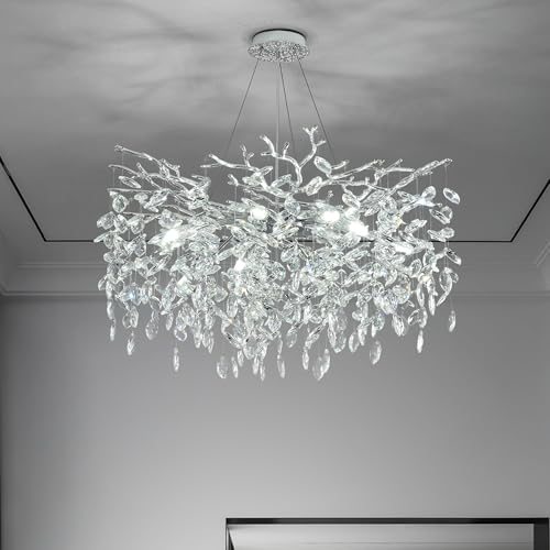 Tree Branch Chandelier Modern Crystal Pendant Light