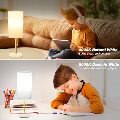 17" Bedside Table Lamp for Bedroom