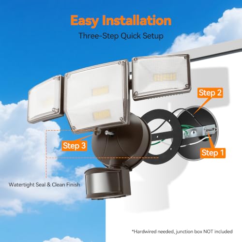 85W 10000LM Motion Sensor Outdoor Lights