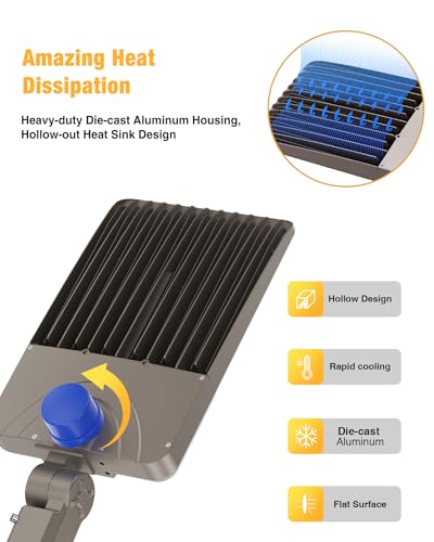 LED Parking Lot Light 300W 42000LM 5000K