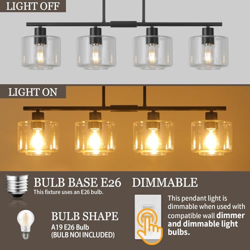 4 Light Kitchen Island Lighting