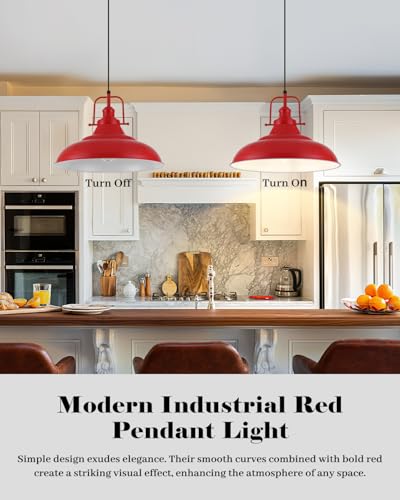 Red Pendant Light