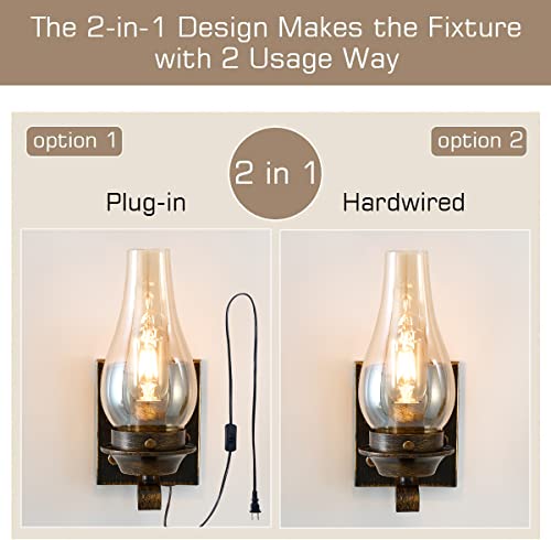 Plug in Wall Sconce