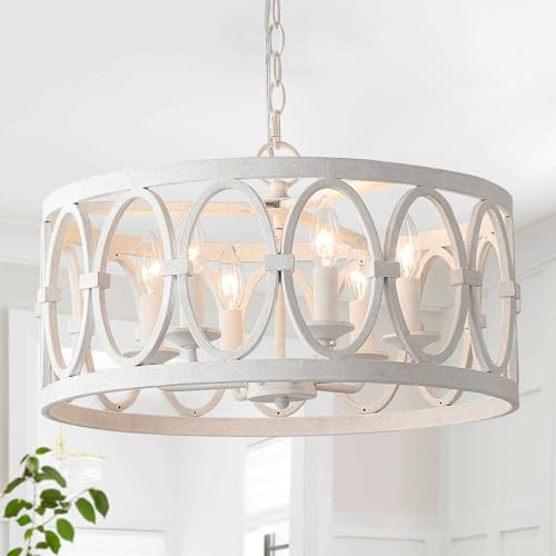 Farmhouse Antique Chandelier for Dining Room Kitchen Island 6 (6 Count)