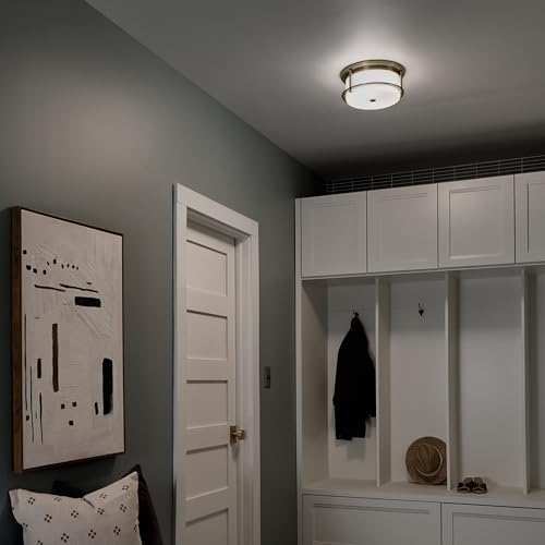 Brit 12" 2 Light Flush Mount Light