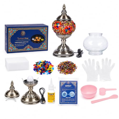 Turkish Mosaic Lamp Kit for Adults (120Red)