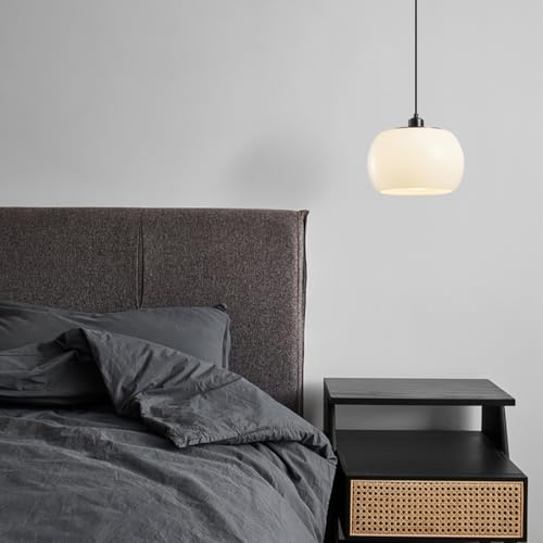 White Globe Ceiling Hanging Light Mid Century Ceiling Fixtures