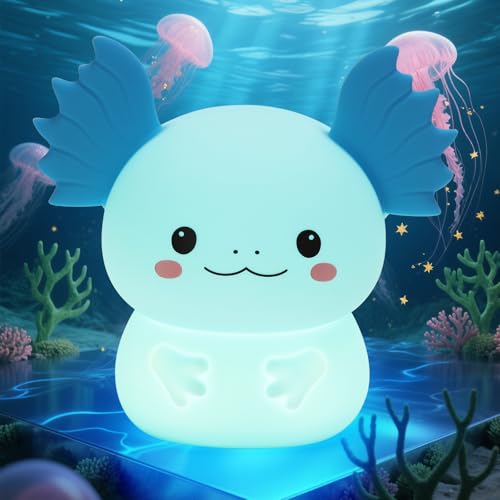 Axolotl Night Light for Kids