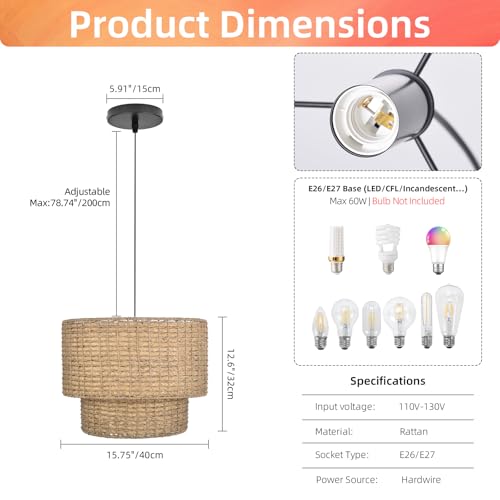 Rustic Pendant Light Fixture