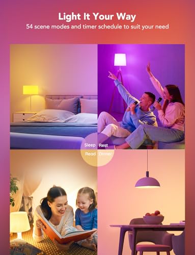 Smart Light Bulbs (2 Count)