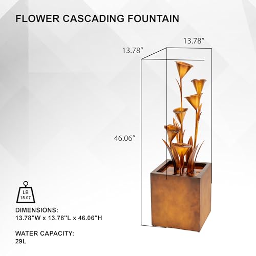46 Inch Sculptural Metal Multi