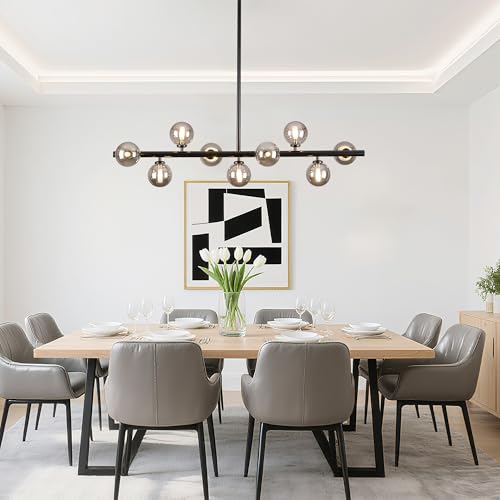 Mid Century Modern Globe Sputnik Chandelier