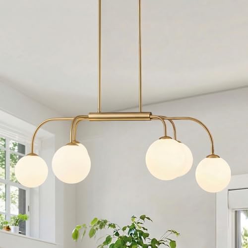 41 Inch Mid Century Modern Linear Chandelier