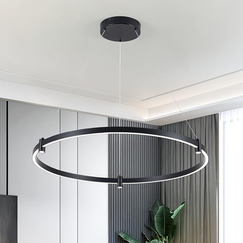 LED Black Chandelier