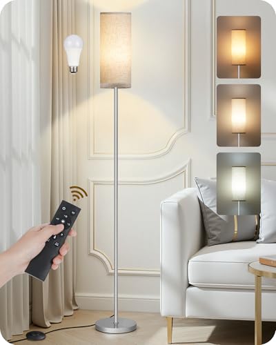 Dimmable Floor Lamps for Living Room with Remote and Foot Switch