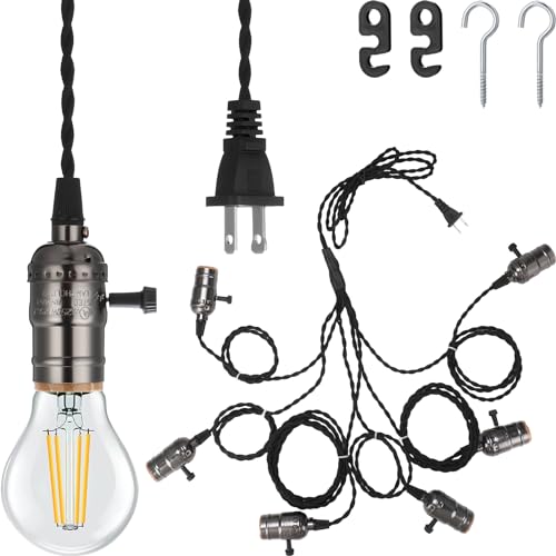 1 Pcs Pendant Light Sockets Cord Kit