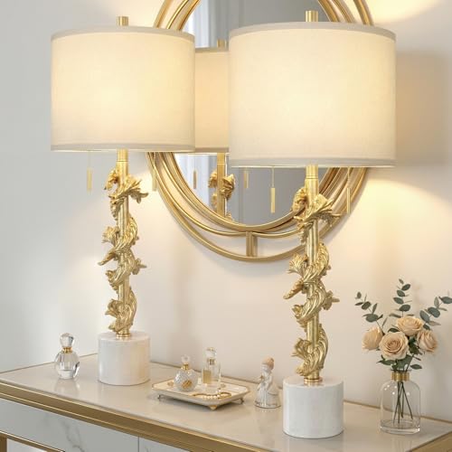 Sculptural Table Lamp Set of 2