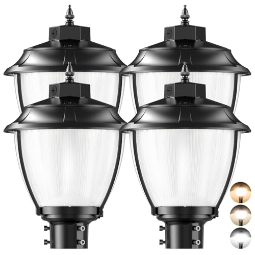 4Pack LED Post Top Light 100W (12.6 Inch)