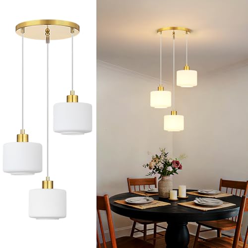 Brushed Gold Dining Room Chandelier Light Fixture