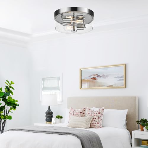 Flush Mount Ceiling Light Fixtures (2 Count)