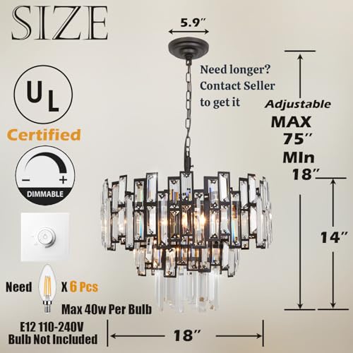 Modern Crystal Chandelier Lighting for Dining Rooms Bedroom