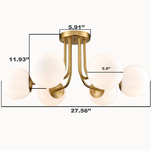 Modern Brass Gold 6