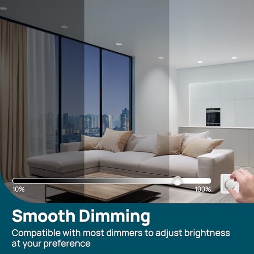 12 Pack BR30 LED Flood Light Bulbs Indoor (12 Count)