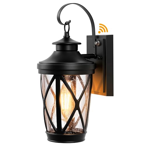 Dusk to Dawn Outdoor Porch Light (Black / D2D 1-Pack)