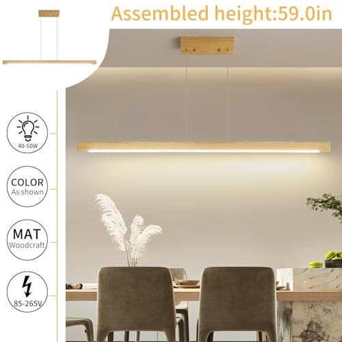 Modern Wooden Pendant Light