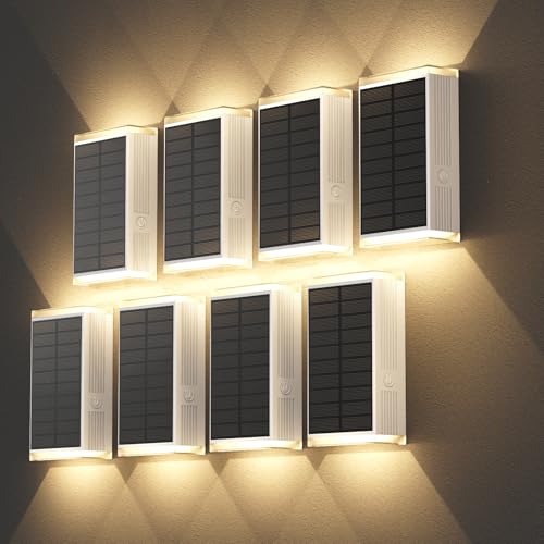 8Pack Solar Wall Lights