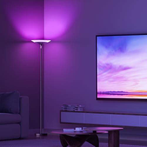 RGB Torchiere Floor Lamp