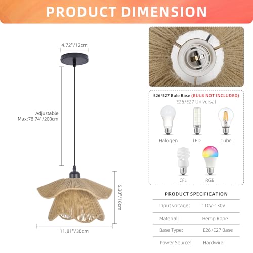 Mini Boho Pendant Light