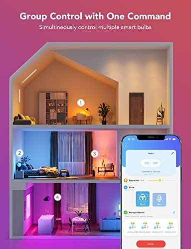 LED Smart Light Bulbs (2 Count)