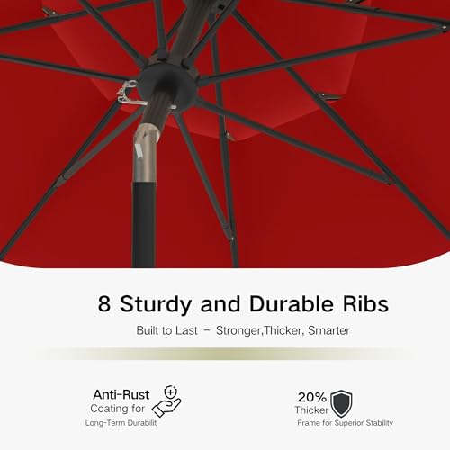 10ft 3 Tier Patio Umbrella