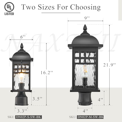 Outdoor Post Lights Black 22 Inch Outdoor Pole Light Fixtures