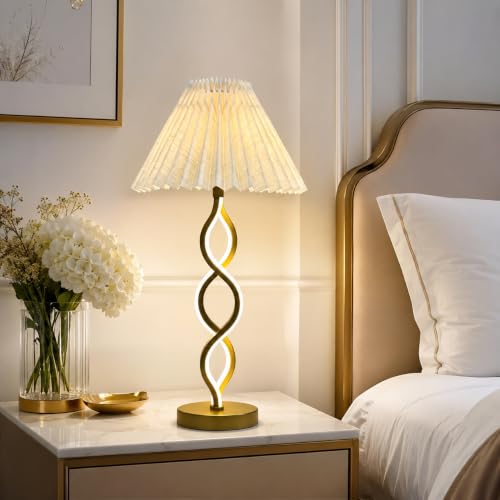 Gold Modern LED Table Lamp (Gold)