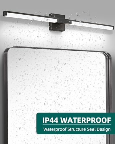 Modern Bathroom Light Fixtures Over Mirror