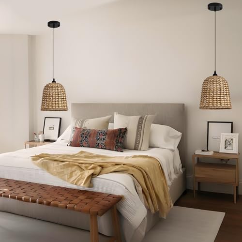 Mini Rattan Pendant Light (3 Count)