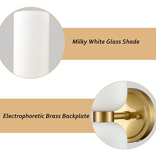 Gold Wall Sconces Set of Two 2 (2 count)