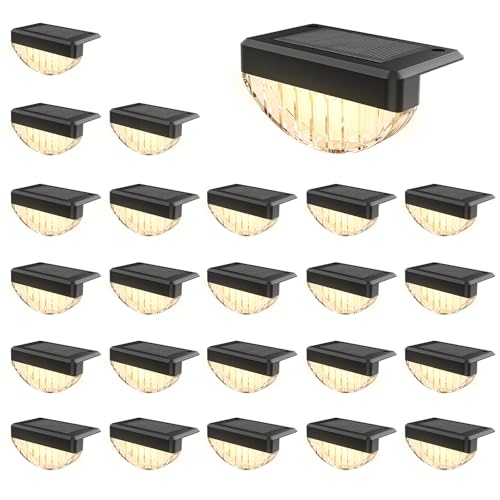 24 Pack Solar Deck Lights Outdoor (24 Count)