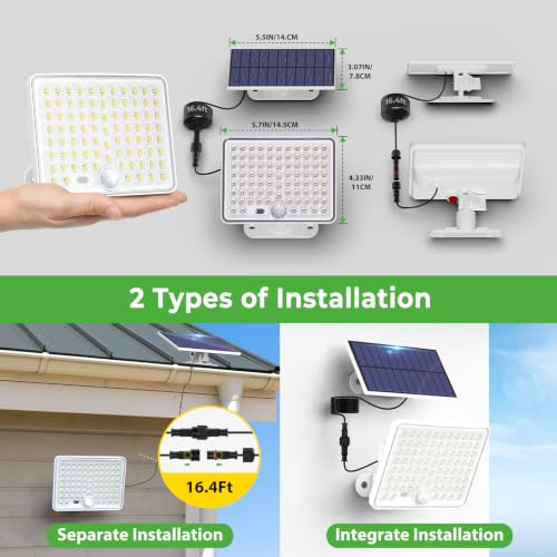 Solar Lights Outdoor (2 Count)