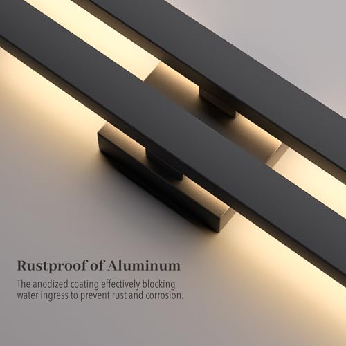 37 Inch Aluminum Long Outdoor Wall Light 3000K