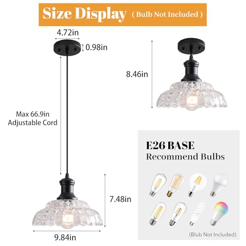 Vintage Pendant Light Kitchen Island