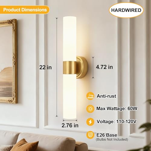 Hardwired Wall Sconces Set of Two (2 Count)
